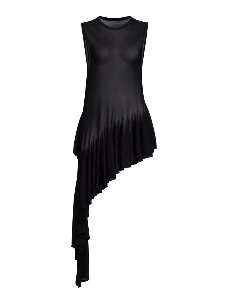 Alaia Women Asymmetric Top With Godet ALAIA