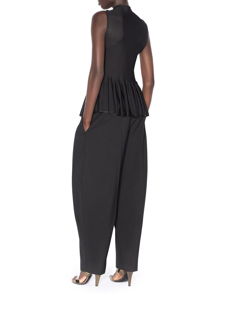 Alaia Women Asymmetric Top With Godet ALAIA