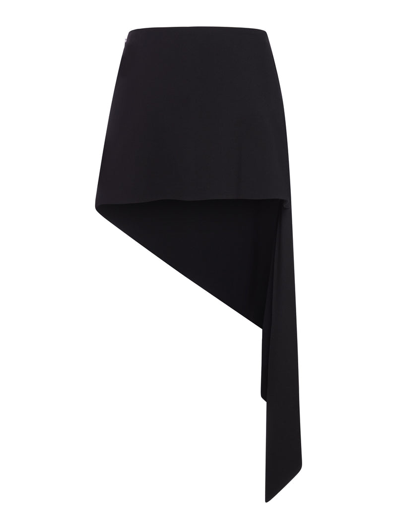 Alaia Women Asymmetric Wool Skirt ALAIA