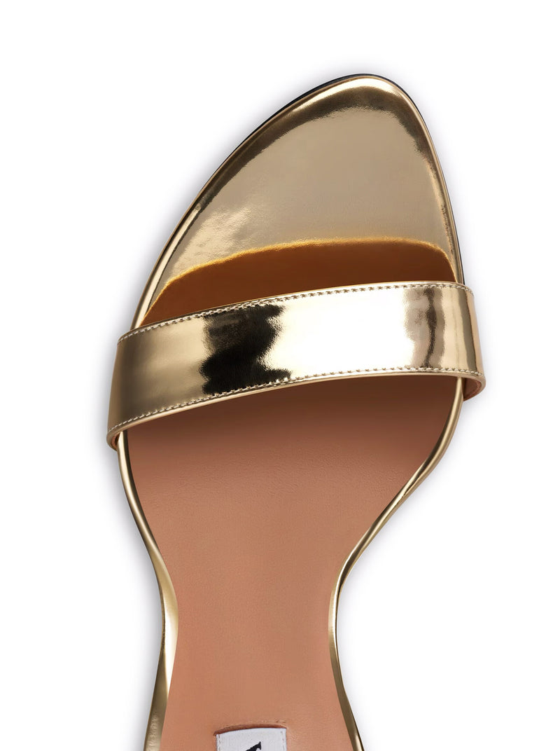 Alaia Women Mirror-Effect Sandals ALAIA