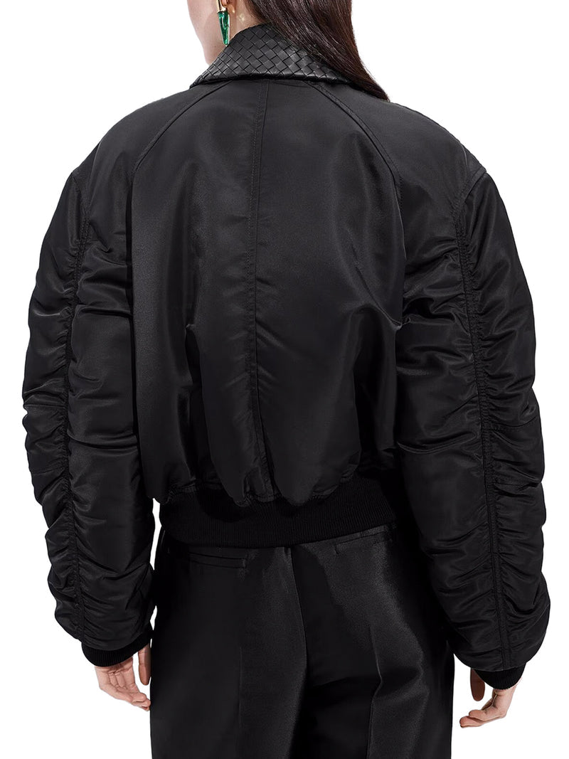 Bottega Veneta Women Padded Nylon Bomber BOTTEGA VENETA