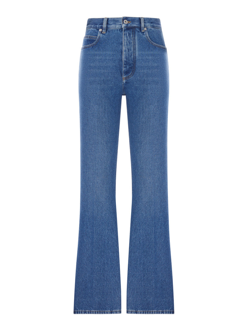 Bottega Veneta Women Medium Indigo Wash Flared Jeans BOTTEGA VENETA