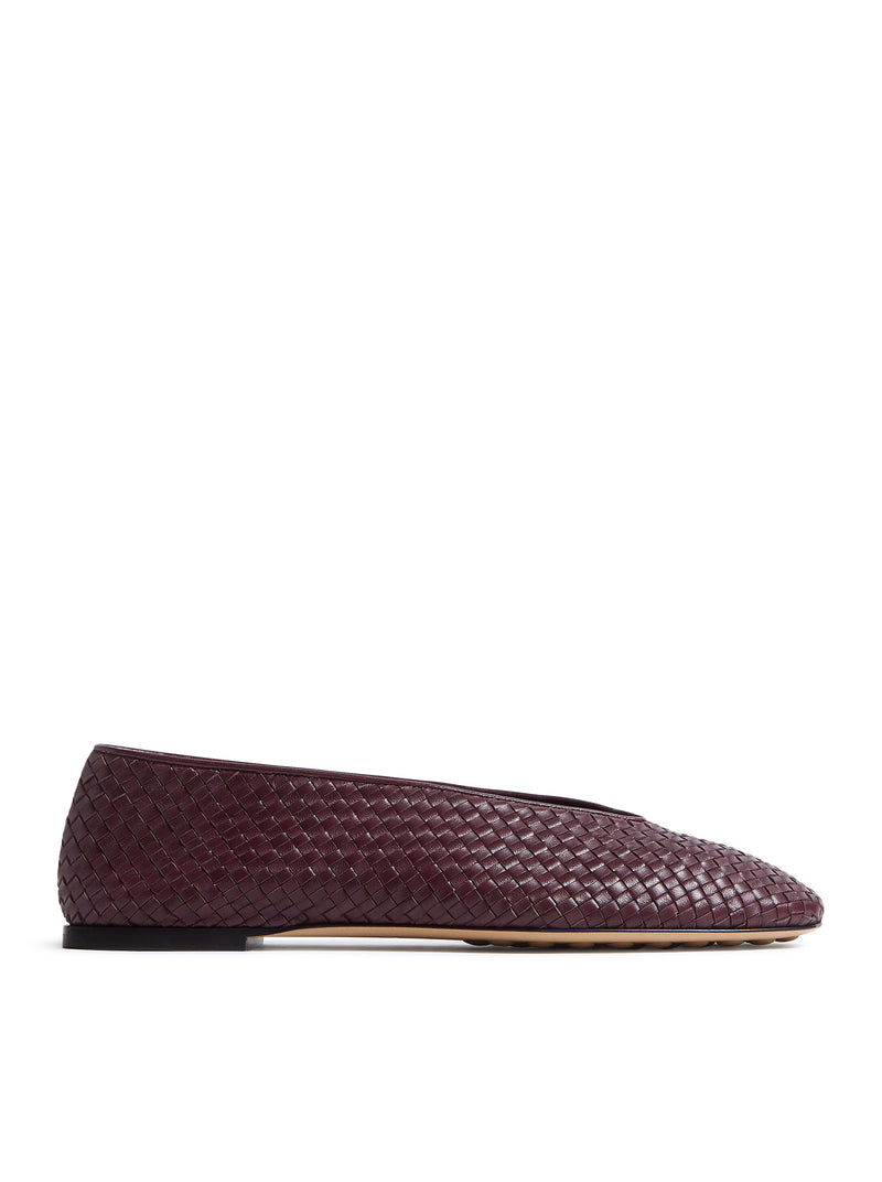Bottega Veneta Women Pink Leather Ballerinas BOTTEGA VENETA