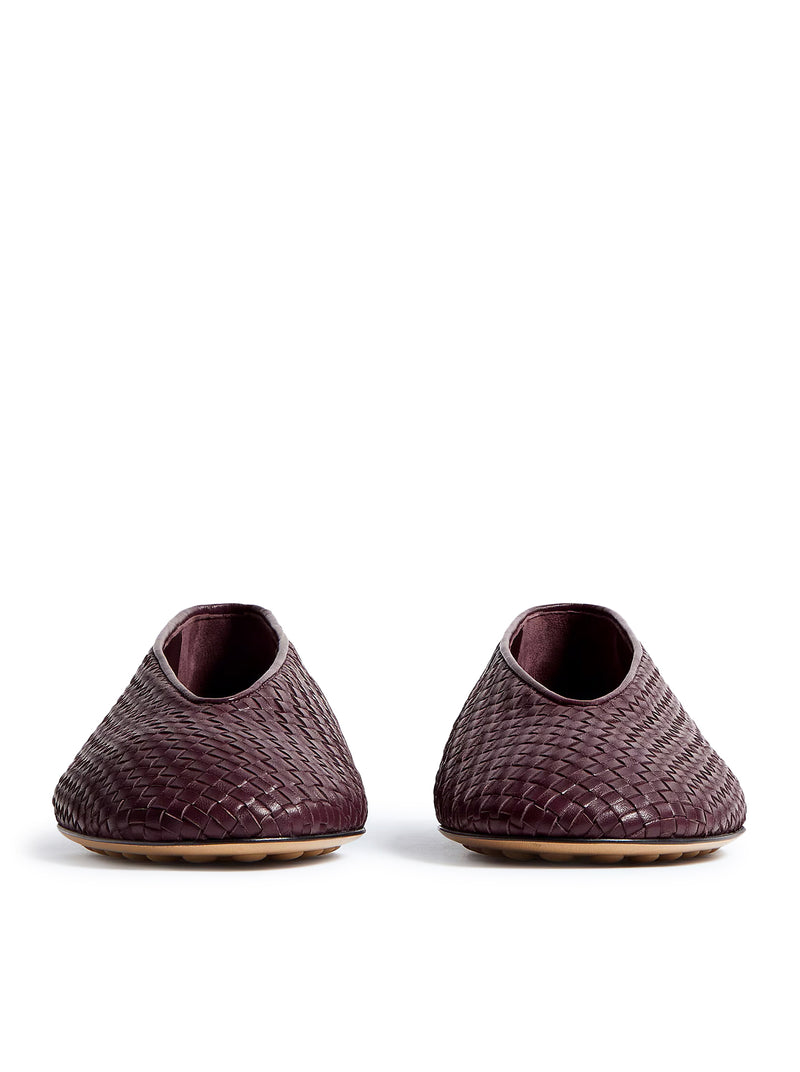 Bottega Veneta Women Pink Leather Ballerinas BOTTEGA VENETA