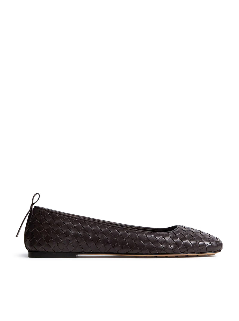 Bottega Veneta Women Charlotte Leather Ballet Flats BOTTEGA VENETA