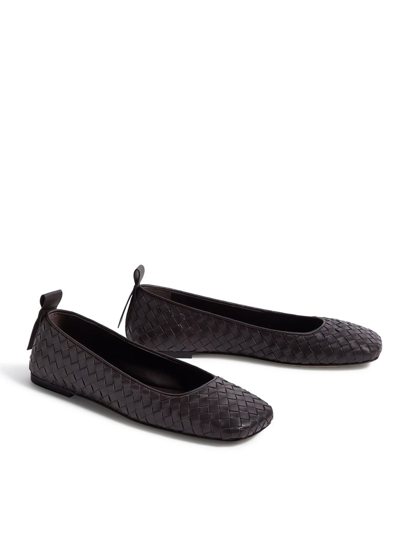 Bottega Veneta Women Charlotte Leather Ballet Flats BOTTEGA VENETA
