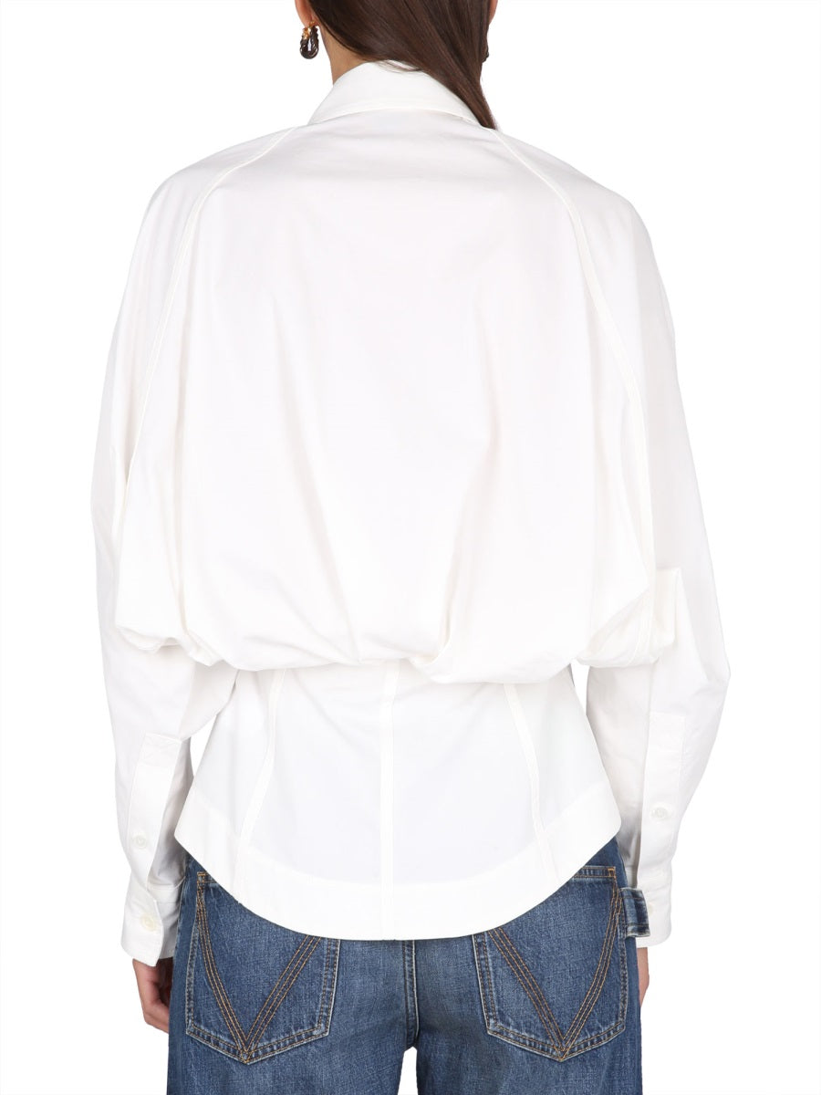 Bottega Veneta Women Compact Cotton Shirt BOTTEGA VENETA