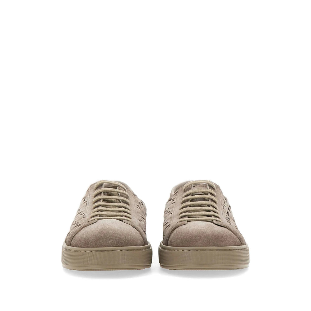 Santoni Neutrals Trainers - Low-Tops Men