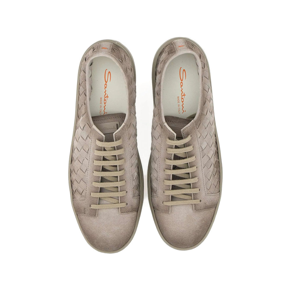 Santoni Neutrals Trainers - Low-Tops Men