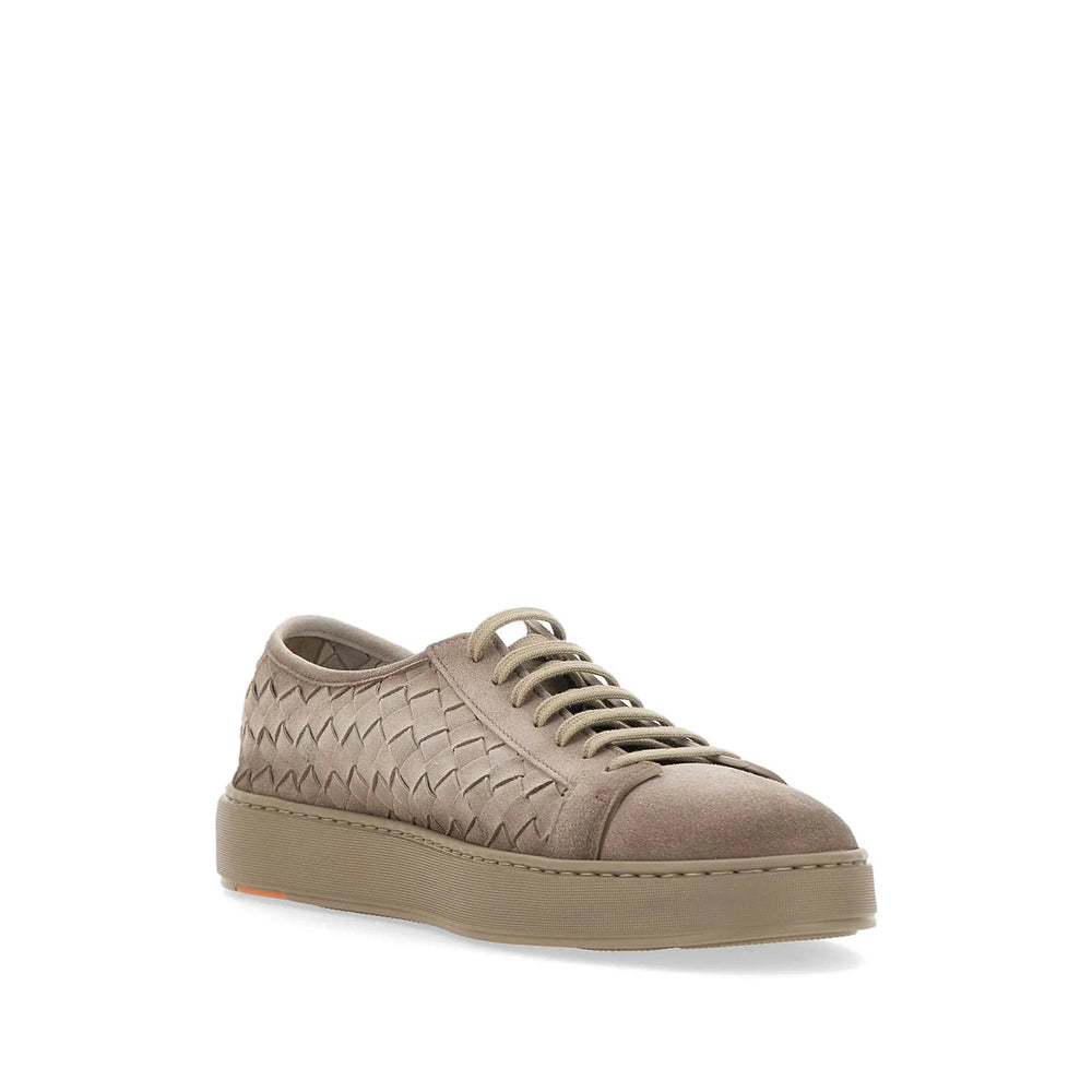 Santoni Neutrals Trainers - Low-Tops Men