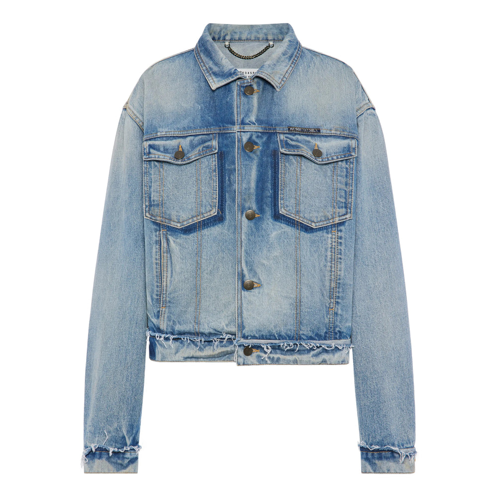 Maison Margiela Blue Jackets - Bomber Jackets Women MAISON MARGIELA