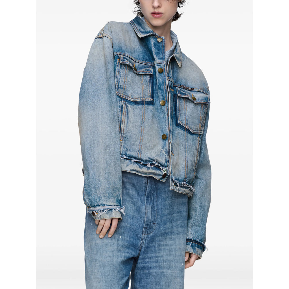 Maison Margiela Blue Jackets - Bomber Jackets Women MAISON MARGIELA