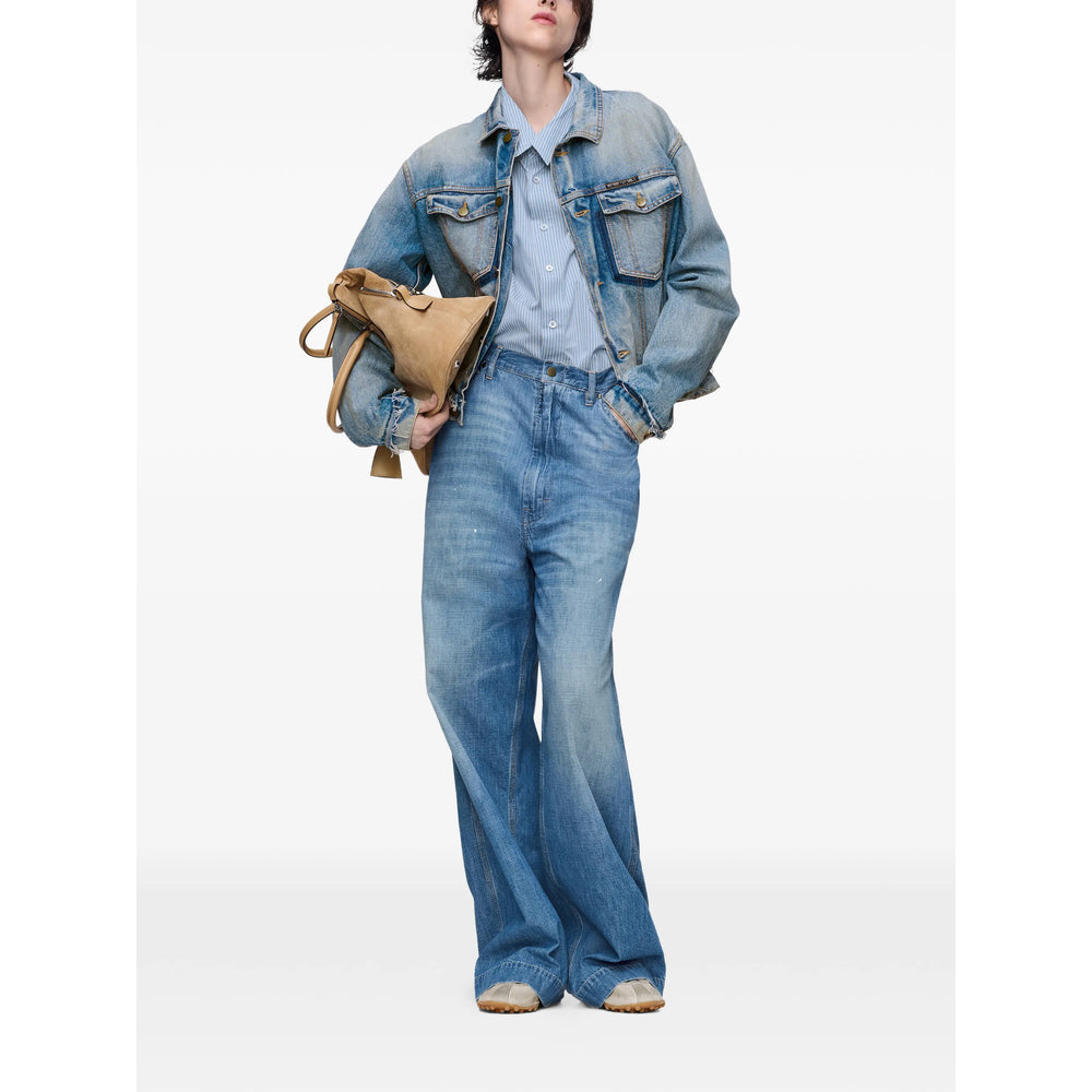 Maison Margiela Blue Jackets - Bomber Jackets Women MAISON MARGIELA