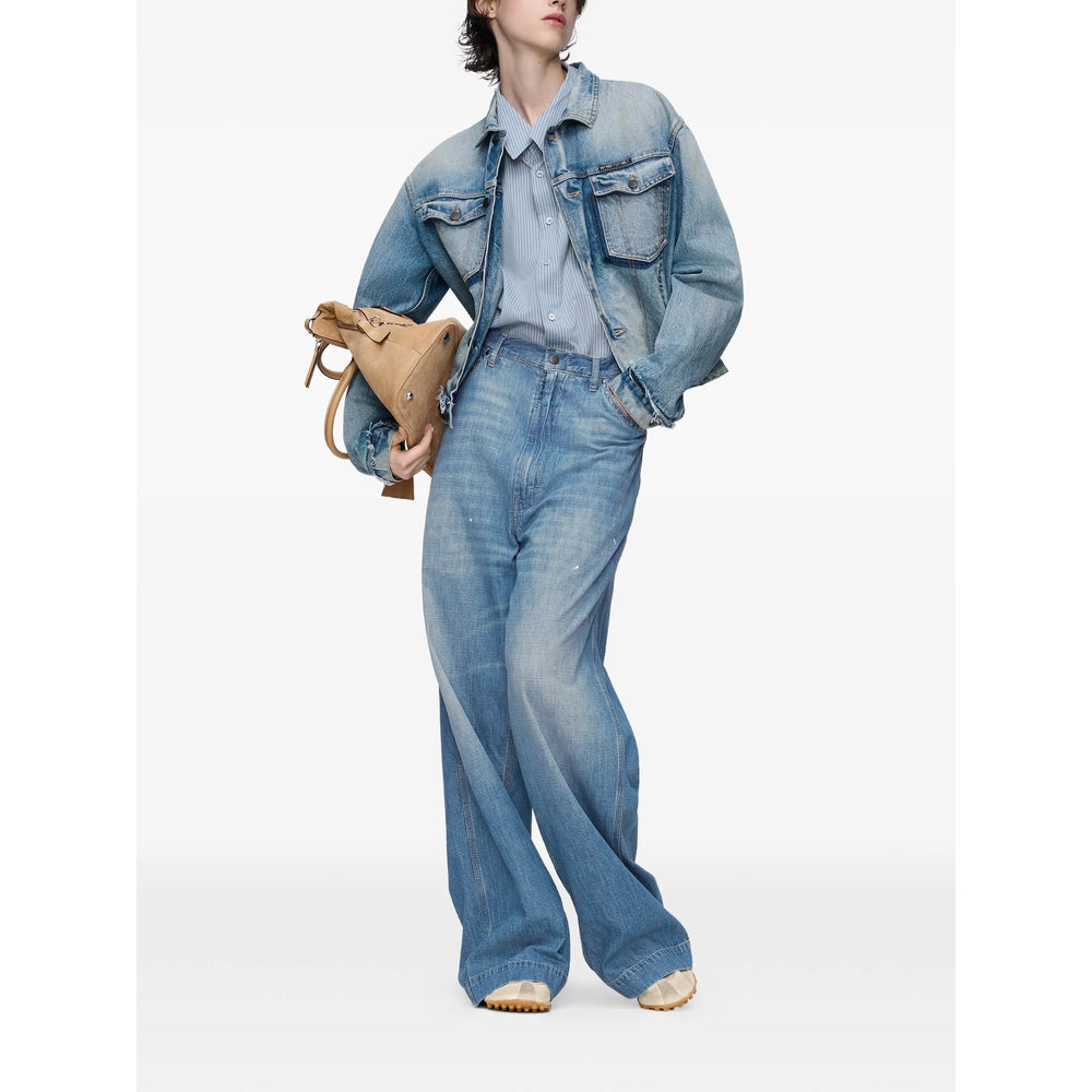 Maison Margiela Blue Tops - Shirts Women MAISON MARGIELA