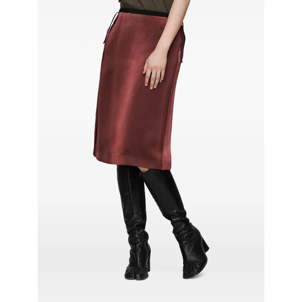 Maison Margiela Red Skirts - Straight Skirts Women MAISON MARGIELA