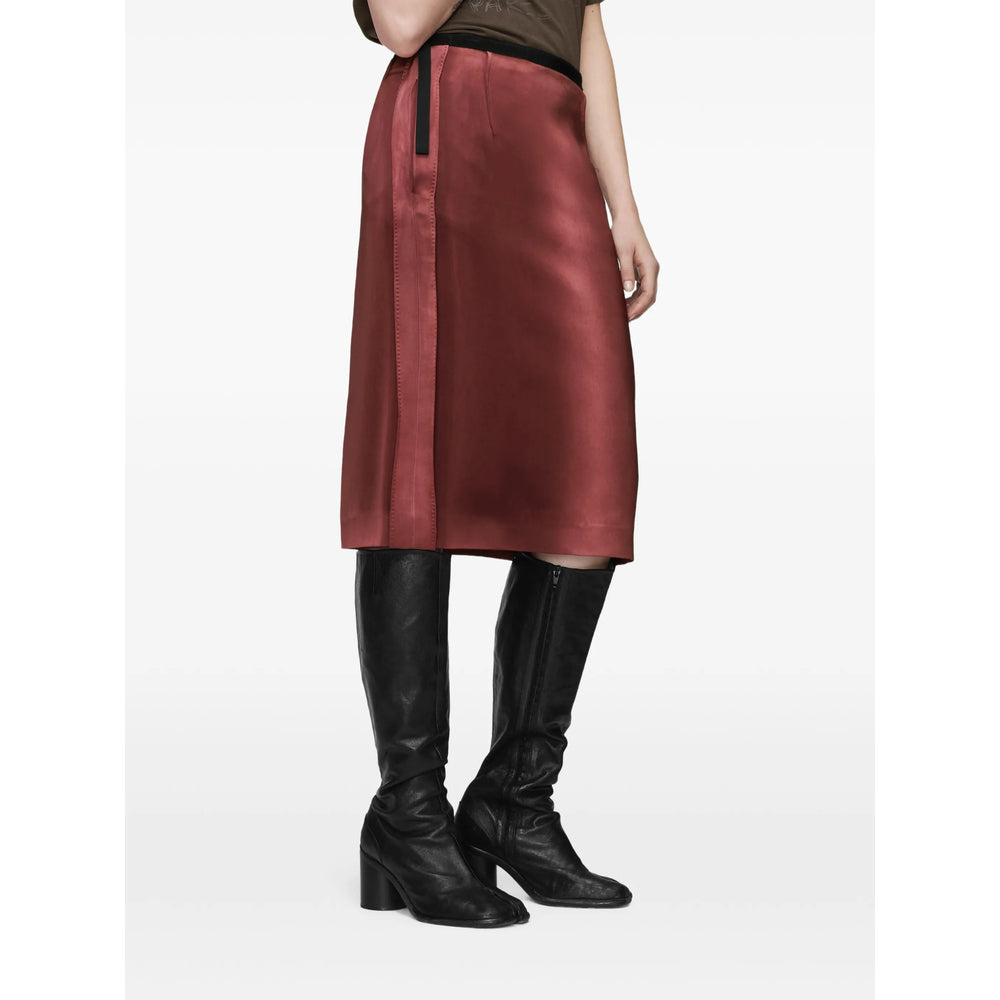 Maison Margiela Red Skirts - Straight Skirts Women MAISON MARGIELA