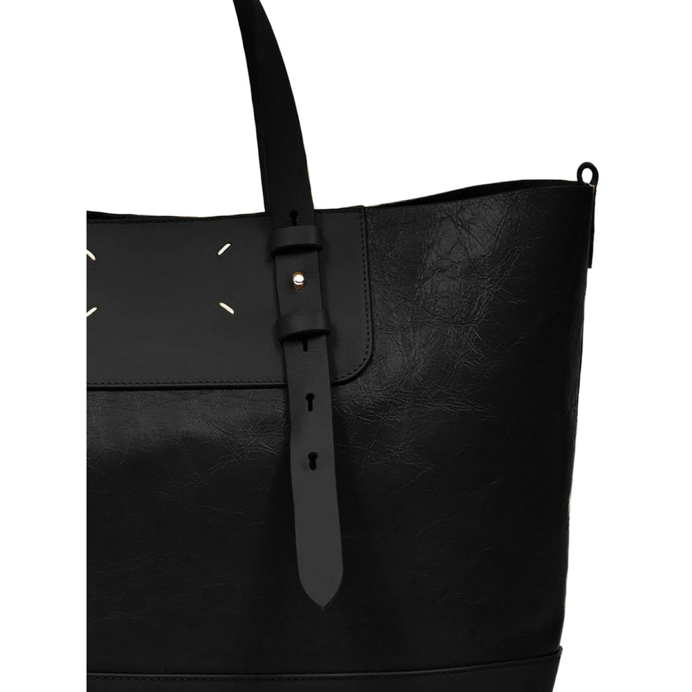 Maison Margiela Black Tote Bags Women MAISON MARGIELA