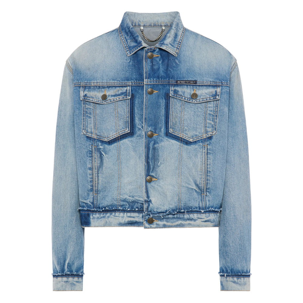 Maison Margiela Blue Jackets - Denim Jackets Men MAISON MARGIELA