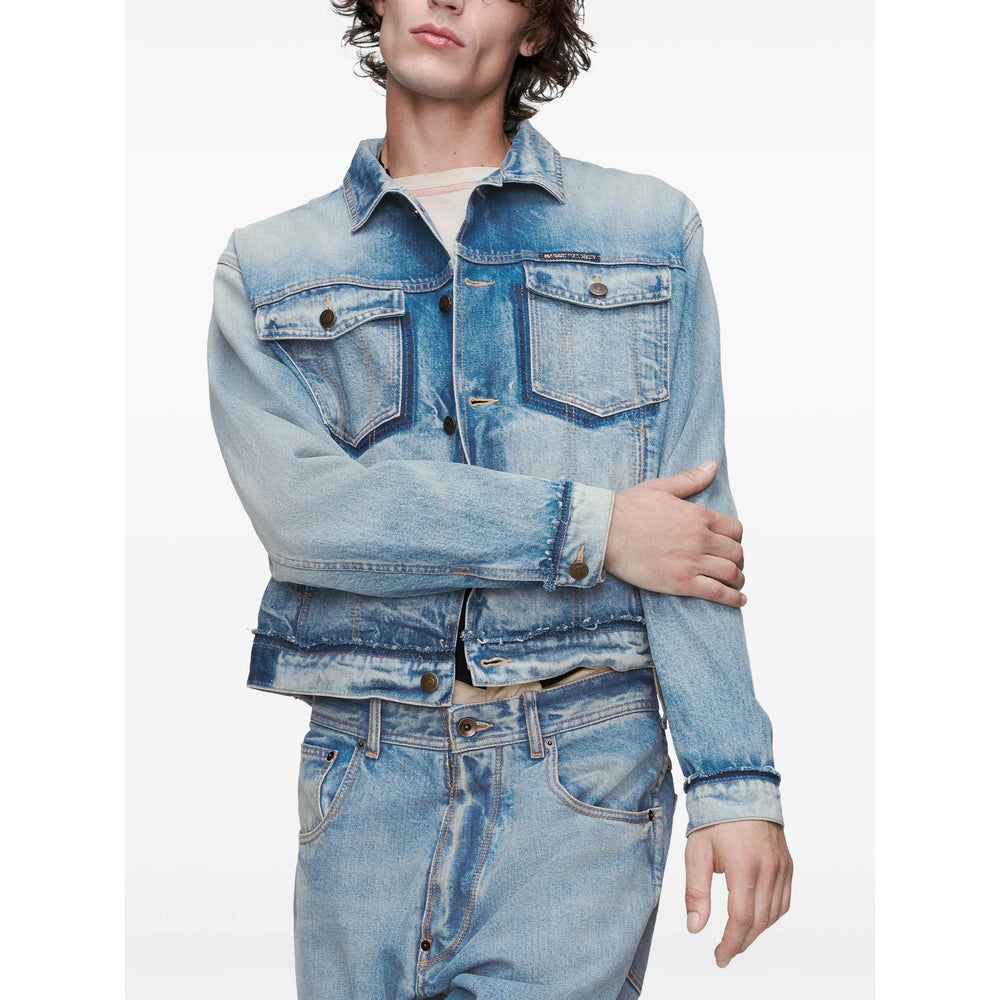Maison Margiela Blue Jackets - Denim Jackets Men MAISON MARGIELA