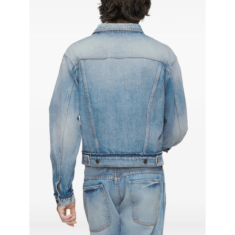 Maison Margiela Blue Jackets - Denim Jackets Men MAISON MARGIELA