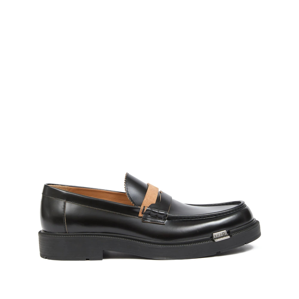 Maison Margiela Black Loafers Men MAISON MARGIELA