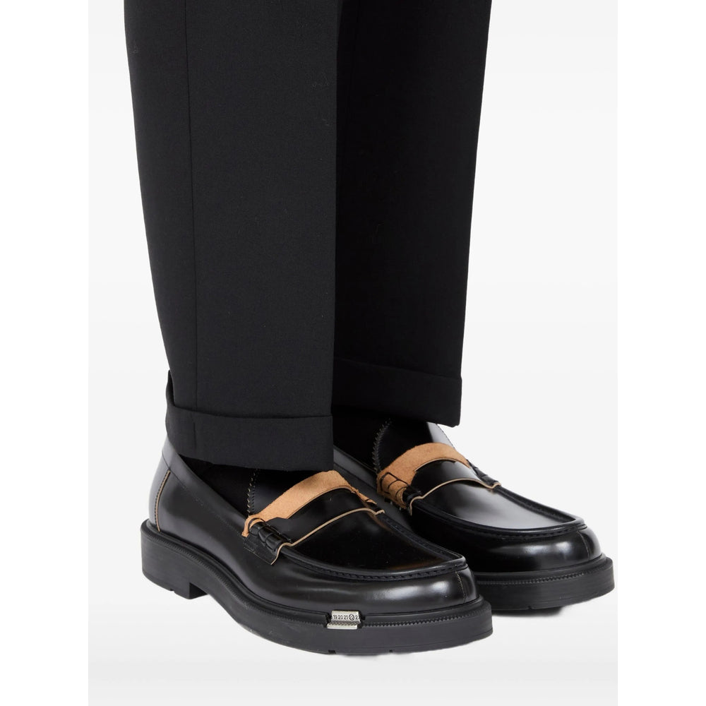 Maison Margiela Black Loafers Men MAISON MARGIELA