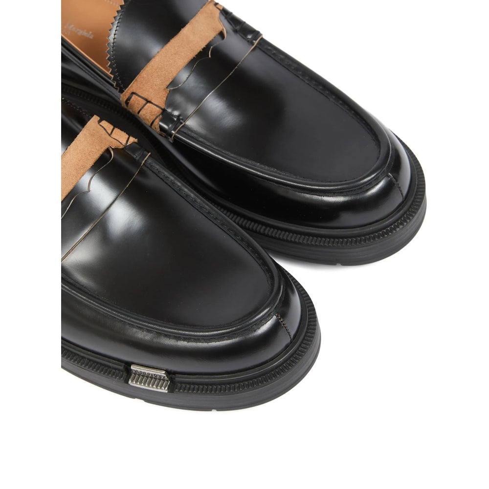 Maison Margiela Black Loafers Men MAISON MARGIELA