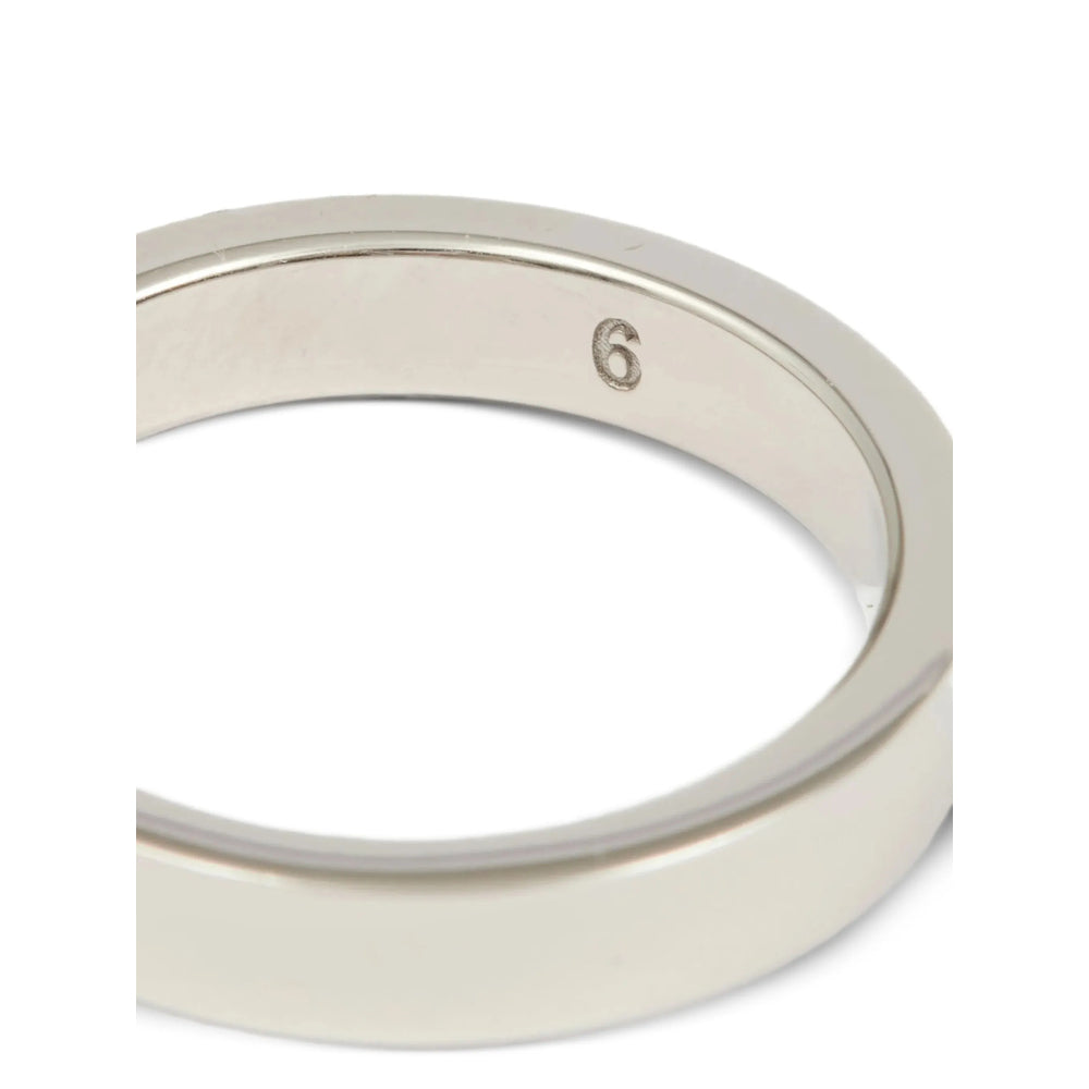 Maison Margiela Silver Rings Men MAISON MARGIELA