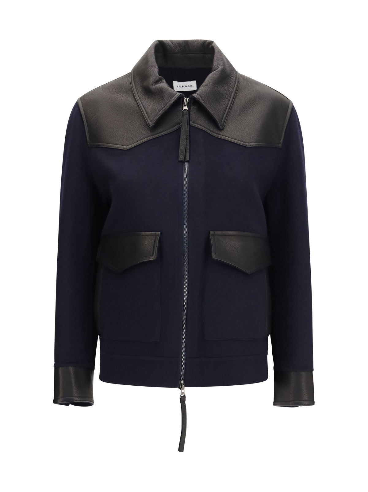 P.A.R.O.S.H. Women Leather Trimmed Jacket P.A.R.O.S.H.