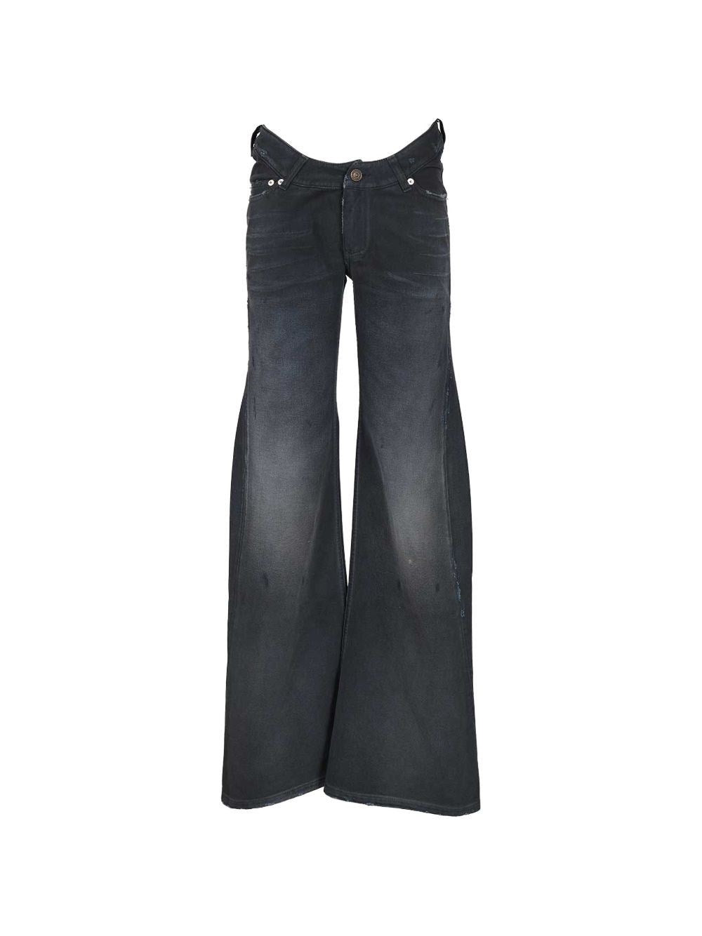 Balenciaga Women Curved Waist Pants BALENCIAGA