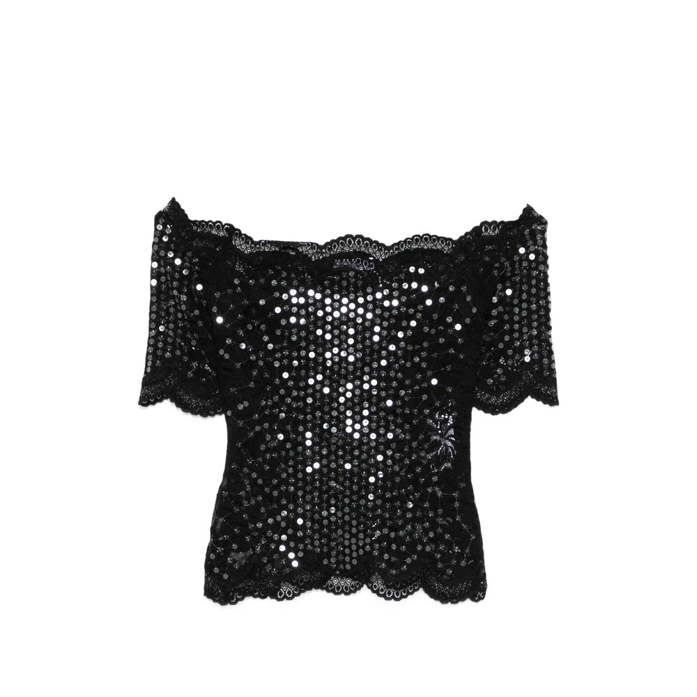 Rabanne Black Tops - Vests & Tank Tops Women PACO RABANNE