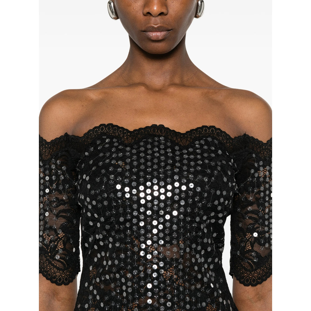 Rabanne Black Tops - Vests & Tank Tops Women PACO RABANNE