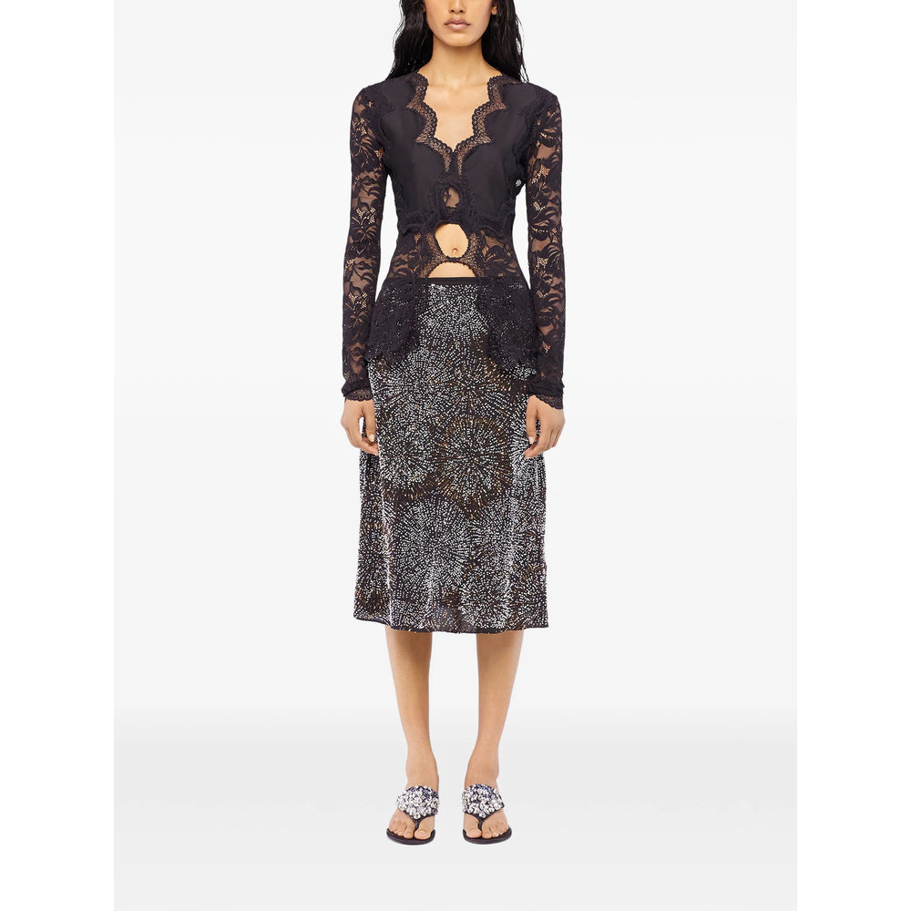 Rabanne Black Tops - Blouses Women PACO RABANNE