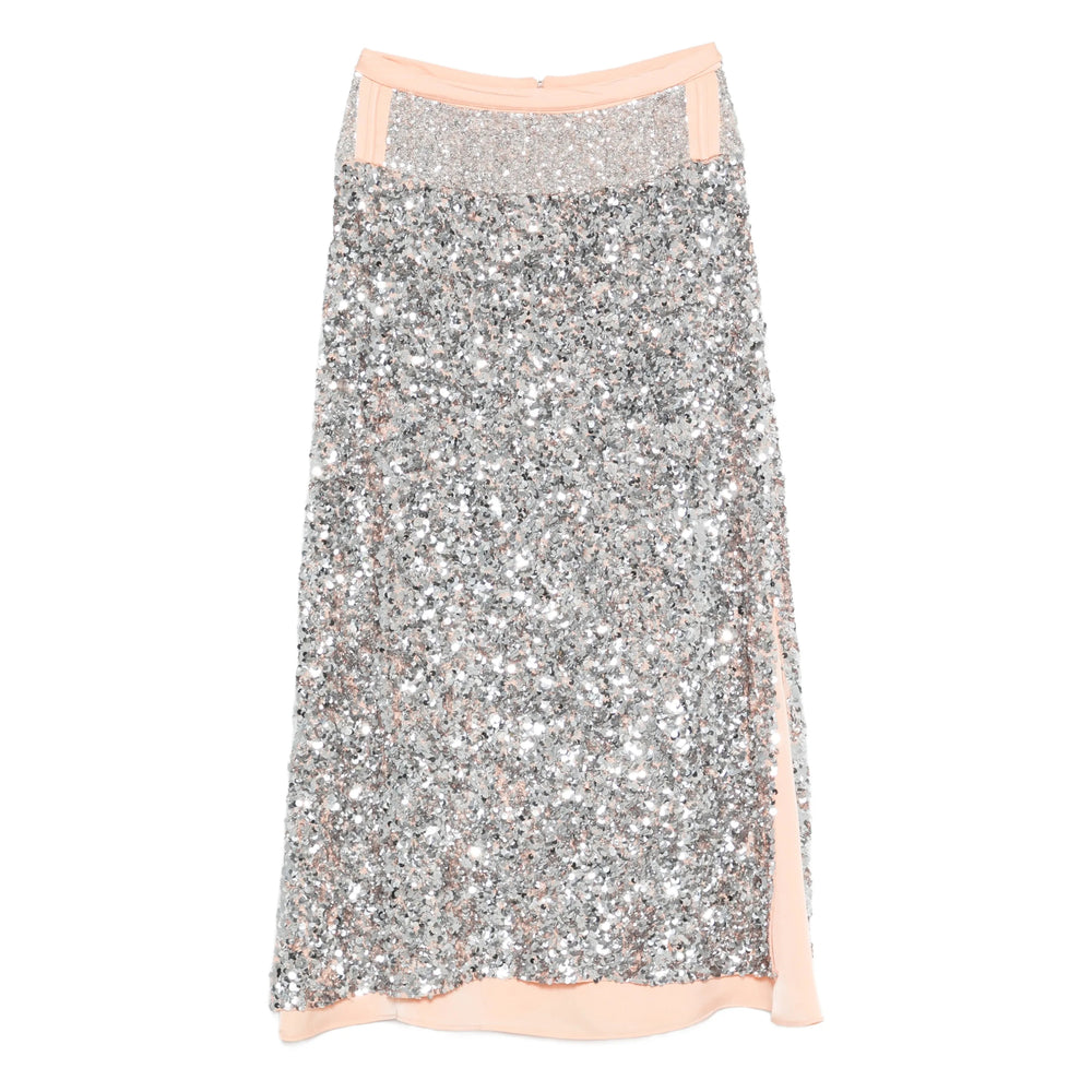 Rabanne Silver Skirts - Straight Skirts Women PACO RABANNE