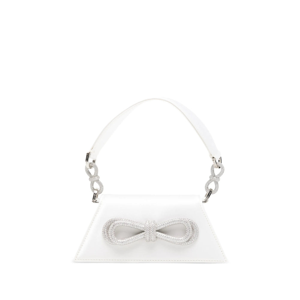 Mach & Mach White Tote Bags Women MACH & MACH