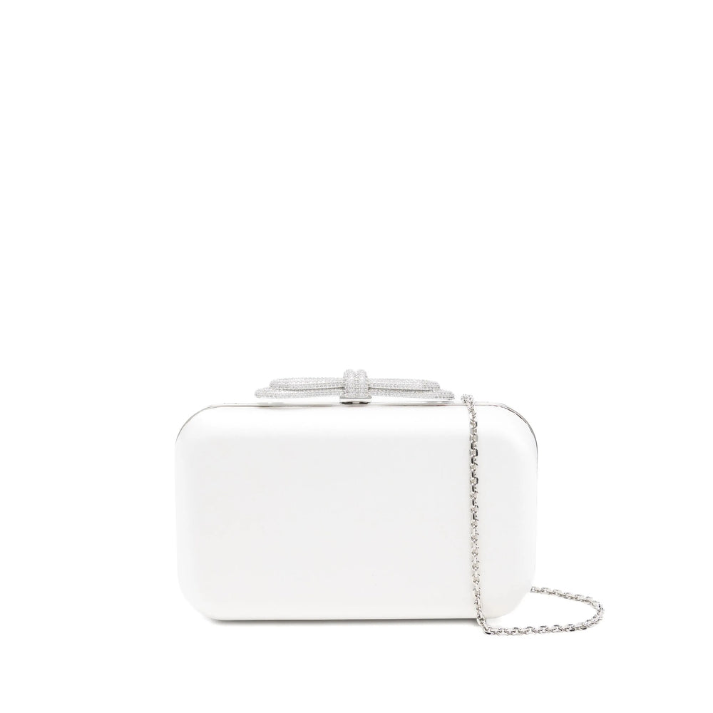 Mach & Mach White Tote Bags Women MACH & MACH
