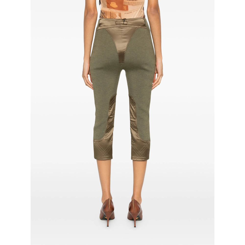Jean Paul Gaultier Green Trousers - Cropped Trousers Women JEAN PAUL GAULTIER