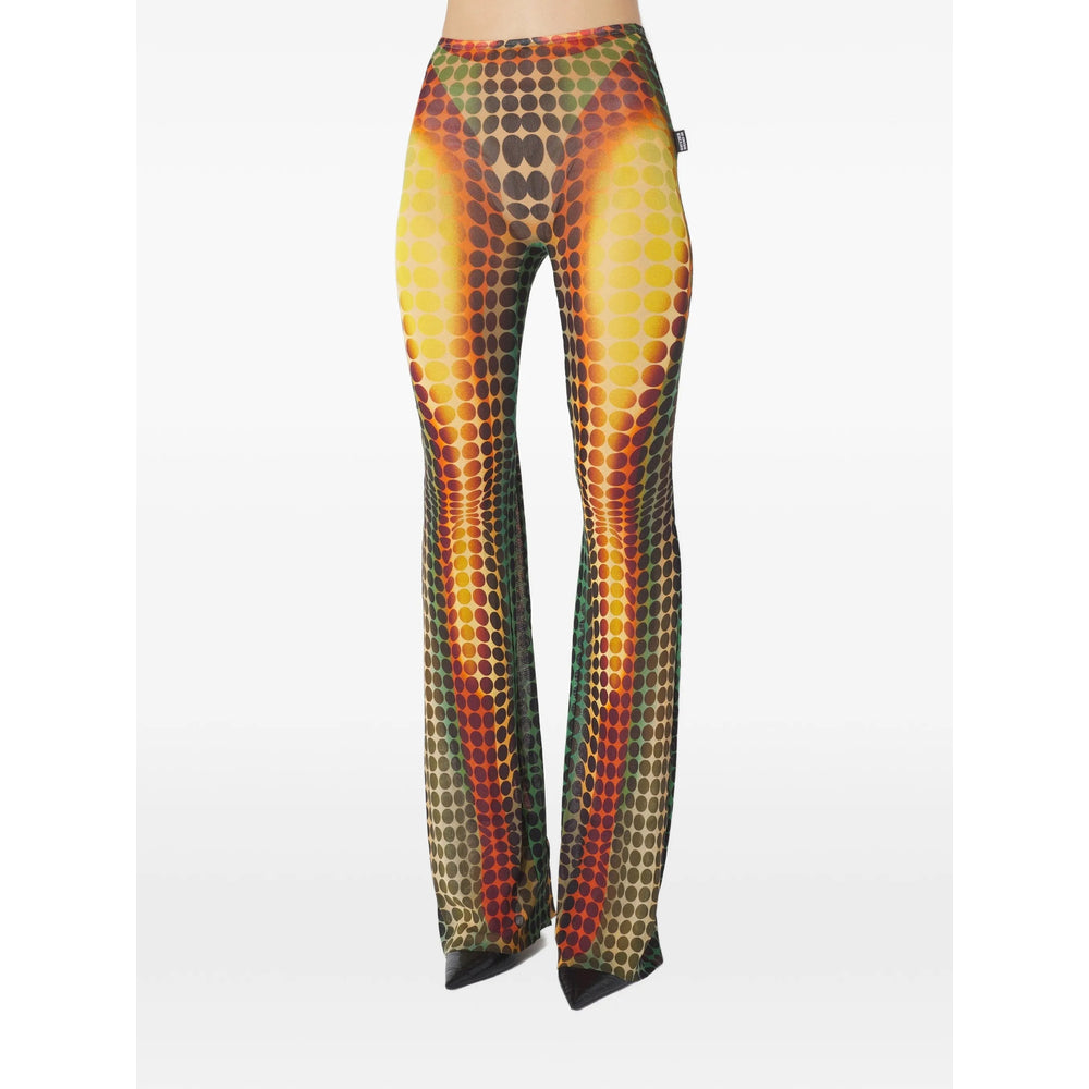 Jean Paul Gaultier Yellow Trousers - Flared Trousers Women JEAN PAUL GAULTIER
