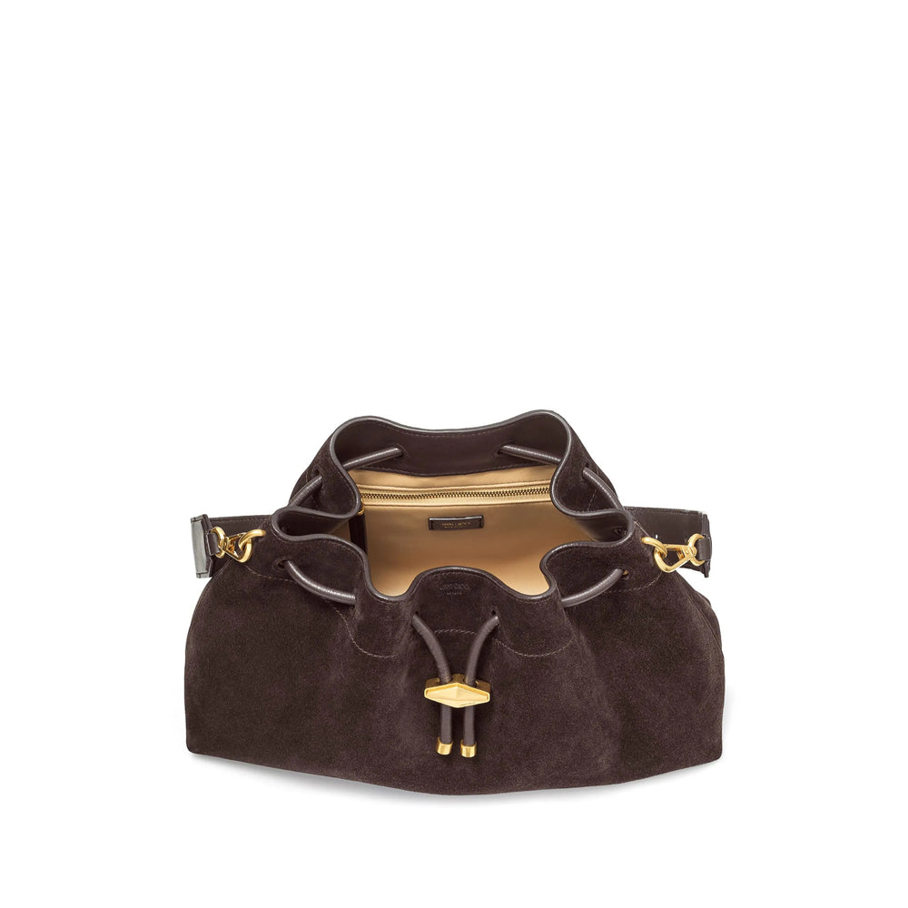 Jimmy Choo Brown Shoulder Bags Women JIMMY CHOO