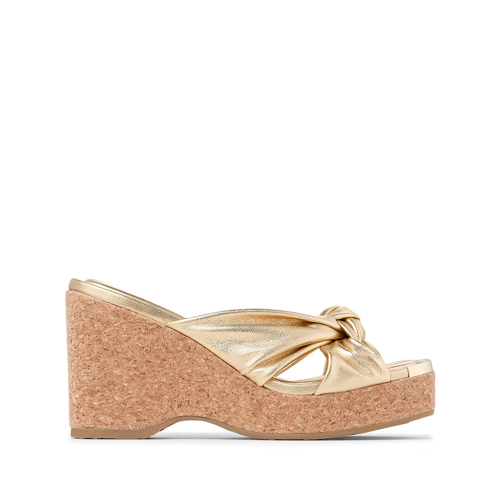 Jimmy Choo Gold Sandals Women JIMMY CHOO