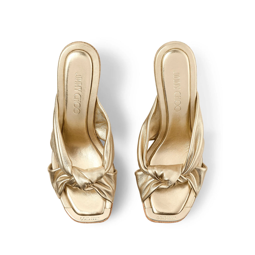 Jimmy Choo Gold Sandals Women JIMMY CHOO