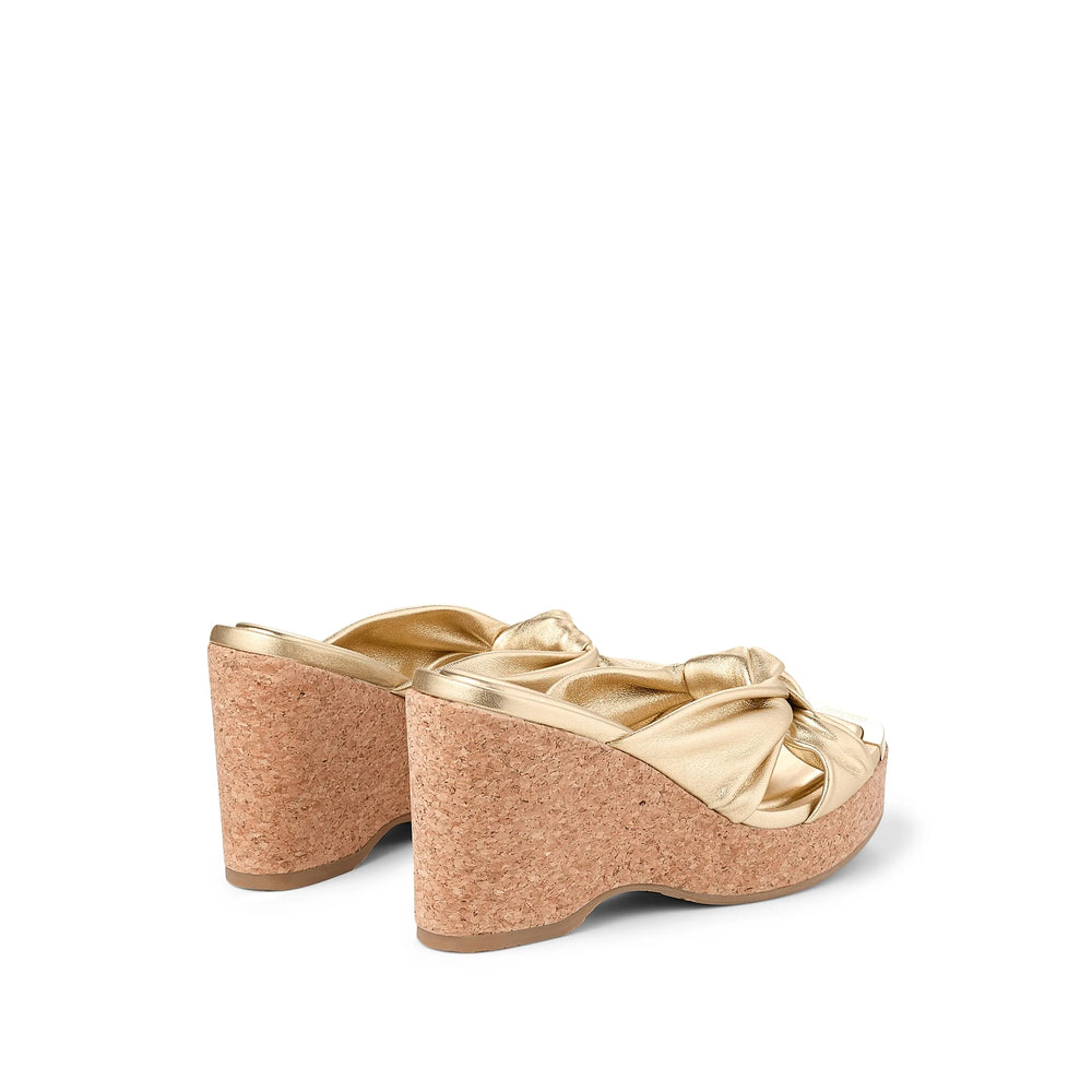 Jimmy Choo Gold Sandals Women JIMMY CHOO