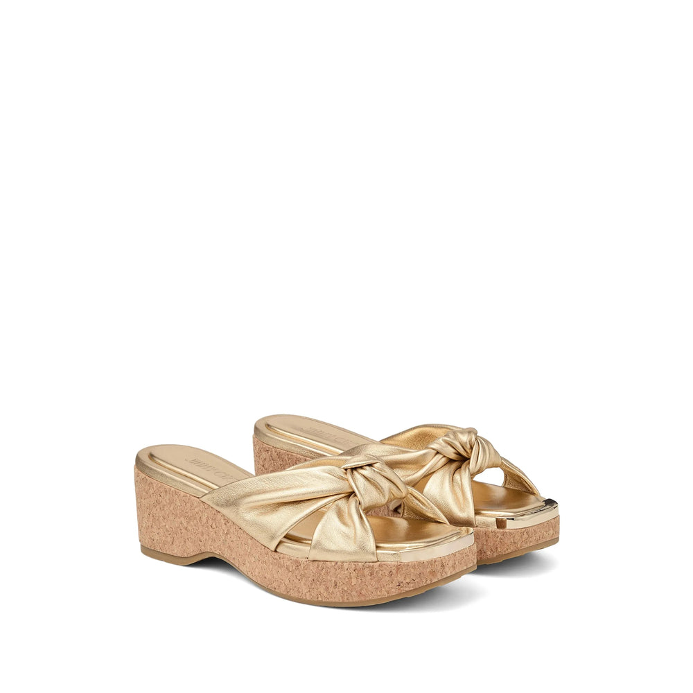 Jimmy Choo Gold Mules Women JIMMY CHOO