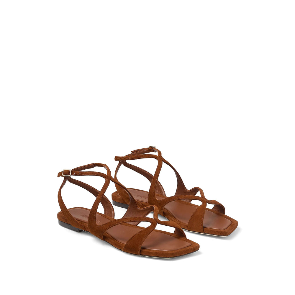 Jimmy Choo Brown Sandals Women JIMMY CHOO