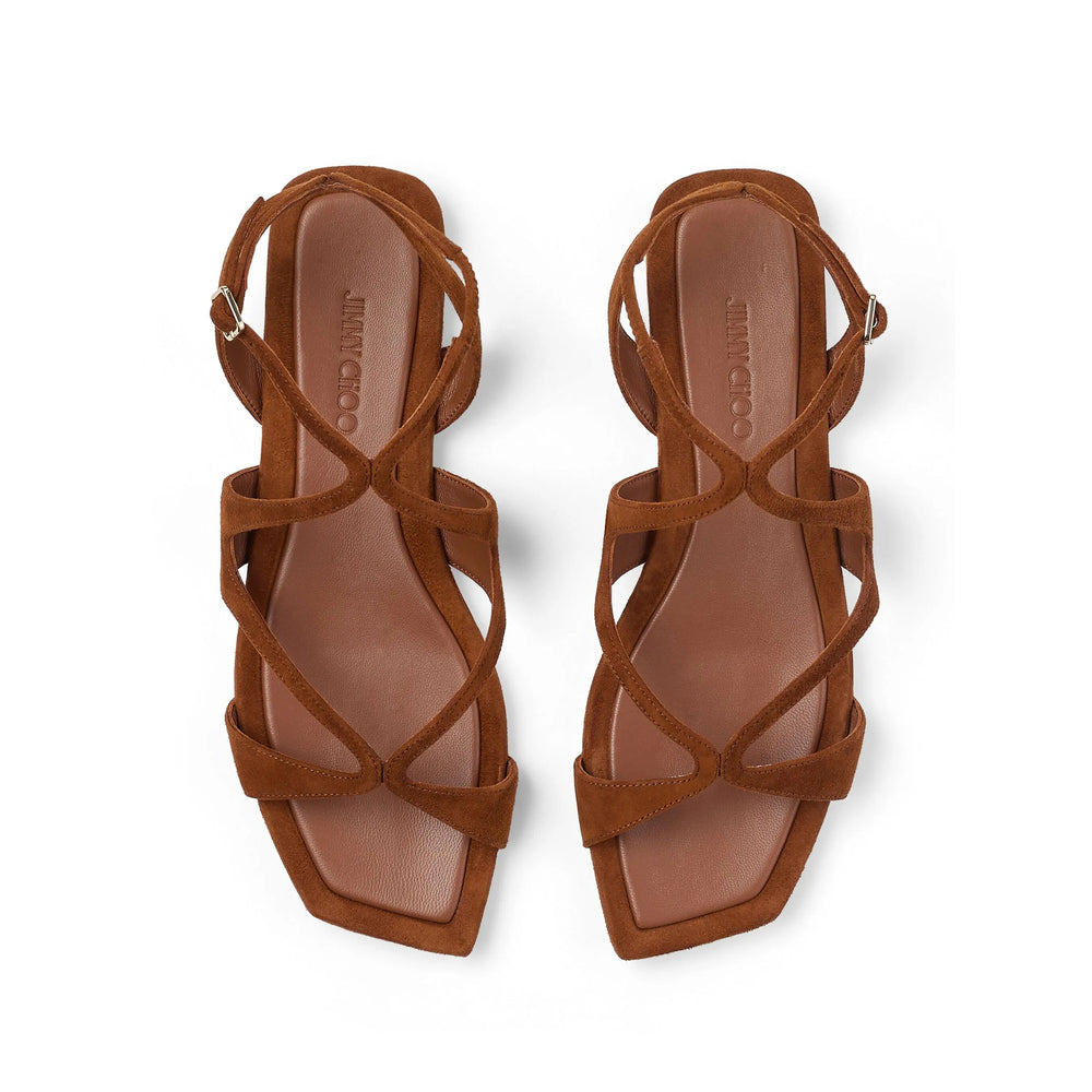 Jimmy Choo Brown Sandals Women JIMMY CHOO