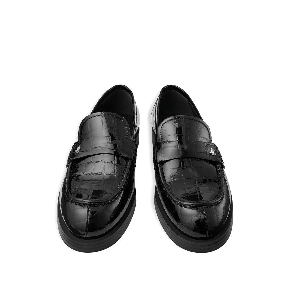 Jimmy Choo Black Loafers Women JIMMY CHOO