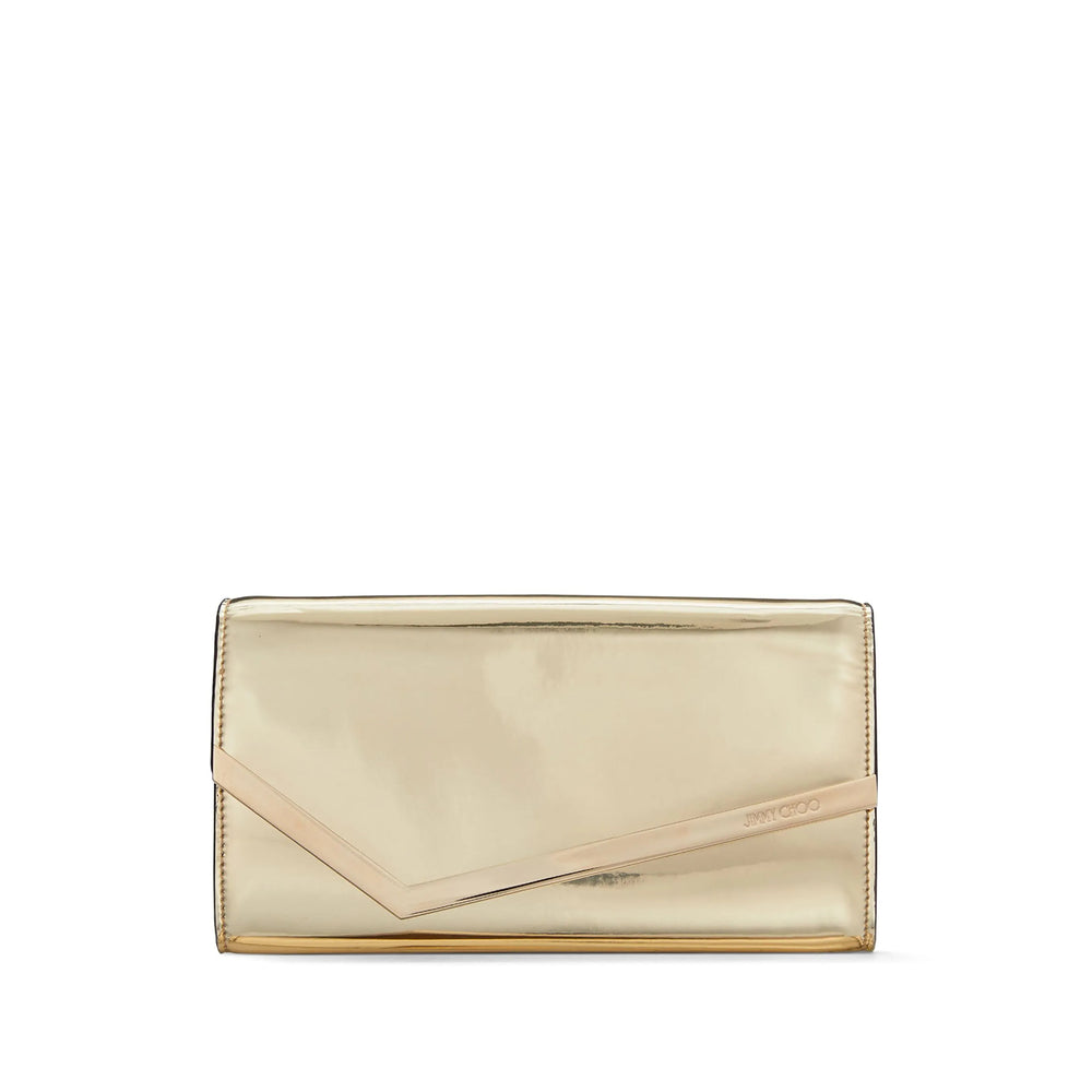 Jimmy Choo Gold Clutch Bags Women