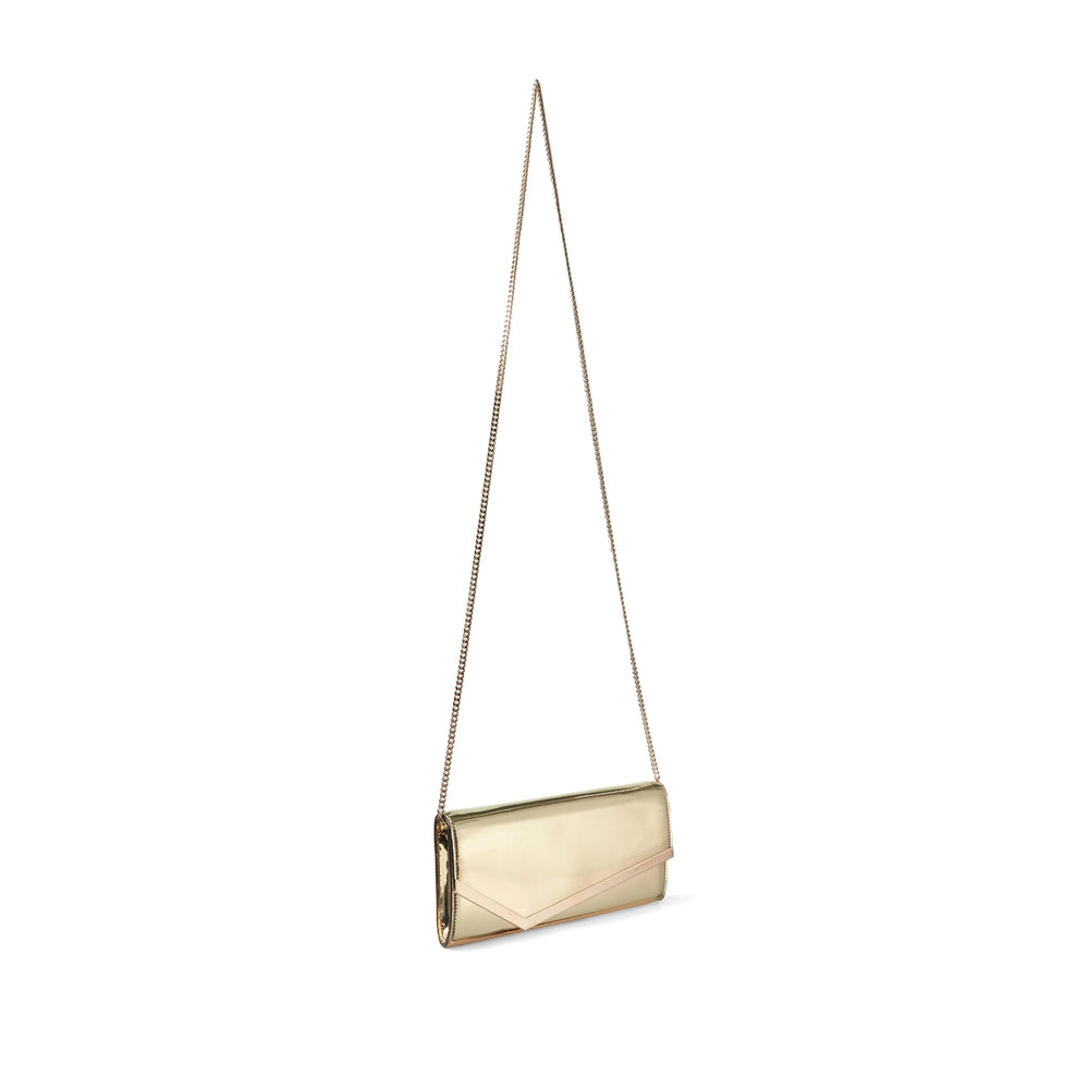 Jimmy Choo Gold Clutch Bags Women