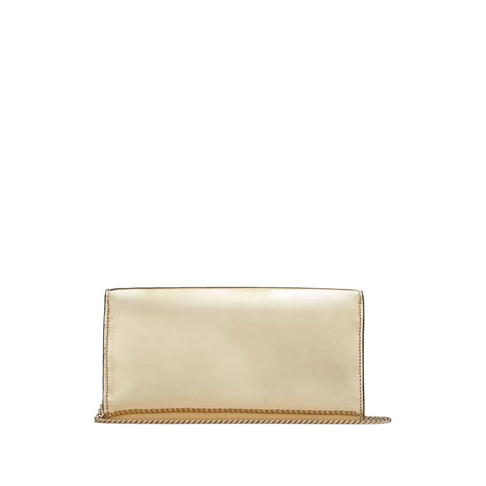 Jimmy Choo Gold Clutch Bags Women