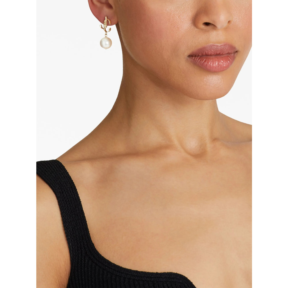 Jimmy Choo Gold Earrings Women JIMMY CHOO